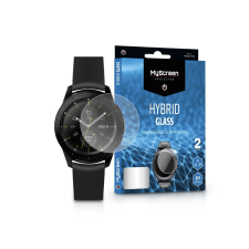MyScreen Protector Samsung Galaxy Watch (42 mm) rugalmas üveg képernyővédő fólia - MyScreen Protector Hybrid Glass - 2 db/csomag - transparent (LA-1869) okosóra kellék