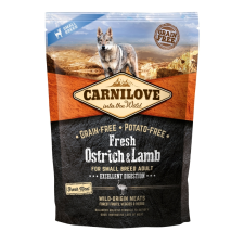 N/A Carnilove Fresh Adult Dog Small Ostrich & Lamb Excellent Digestion- Strucc és Bárány Hússal 1,5kg (LPHT-CL170869) - Kutyaeledel kutyaeledel