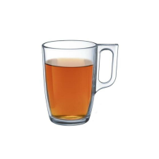 N/A CoffeeTime 400ml Üvegbögre szett (6 db) - Átlátszó bögrék, csészék