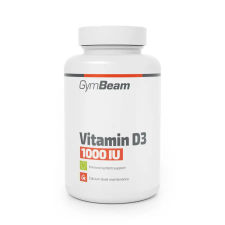 N/A D3-vitamin 1000 IU - 60 kapszula - GymBeam (HMLY-30342-1-60caps) vitamin és táplálékkiegészítő