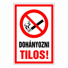 N/A Dohányozni tilos! (DKRF-TIL-1085-13) információs címke