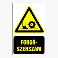 N/A Forgó szerszám (DKRF-FIGY-1213-1) információs címke