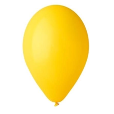 N/A Léggömb 26 cm - Citromsárga (10 db) (009-0210) party kellék