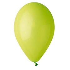N/A Léggömb 26 cm - Limezöld (10 db) (009-1110) party kellék