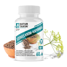 N/A Szerves KRÓM+KAPORMAG koncentrátum a vércukorszint fenntartásához, és az emésztés támogatásához - 60 tabletta - Natur Tanya (HMLY-5999882575667) vitamin és táplálékkiegészítő
