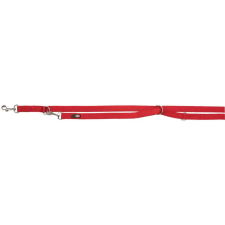N/A Trixie Premium hosszabbítható dupla póráz L–XL 2.00m/25mm piros (LPHT-TRX200903) nyakörv, póráz, hám kutyáknak