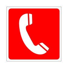 N/A Tűzbejelentő telefon (DKRF-TUZ-1011-2) információs címke