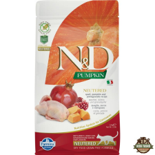 N&D Cat Grain Free Pumpkin fürj ivartalanított 1,5kg macskaeledel