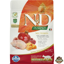N&D Cat Grain Free Pumpkin fürj ivatalanított 300g macskaeledel