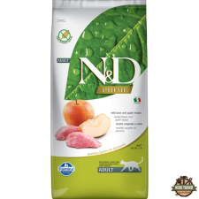 N&D Cat Prime vaddisznó & alma adult 10kg macskaeledel