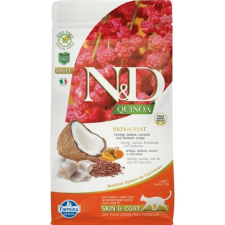 N&amp;D Cat Quinoa Skin&amp;coat hering 1,5kg macskaeledel