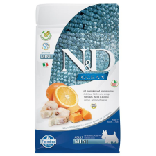 N&D Dog Ocean tőkehal, sütőtök&narancs adult mini 800g macskaeledel