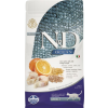 N&amp;D N&D Cat Ocean Tőkehal, Tönköly, Zab és Narancs Felnőtt 1,5kg