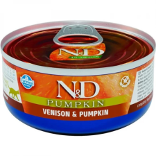 N&D Pumpkin Cat konzerv szarvas & sütőtök 12x80g macskaeledel
