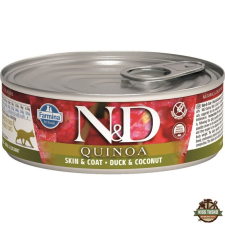 N&D Quinoa Cat konzerv kacsa & kókusz 80g macskaeledel