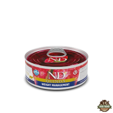 N&D Quinoa Cat konzerv weight management 80g macskaeledel