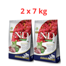 N&amp;D Quinoa Dog Digestion Med/Max 2x7kg kutyaeledel
