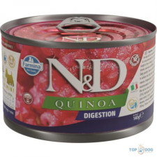 N&amp;D Quinoa Dog konzerv Digestion adult mini 140g kutyaeledel