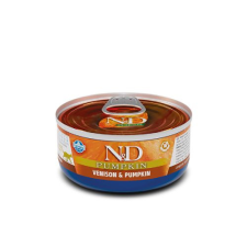  N&D Cat Pumpkin konzerv Szarvas és Sütőtök – 24×70 g macskaeledel