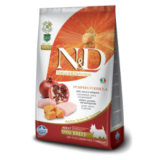  N&D Dog Grain Free csirke&gránátalma sütőtökkel adult mini kutyatáp – 2×7 kg kutyaeledel