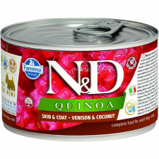  N&D Dog Quinoa konzerv szarvas&kókusz adult mini 140g kutyaeledel