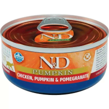 N&D N&D Cat konzerv csirke, sütőtök&gránátalma 70g macskaeledel