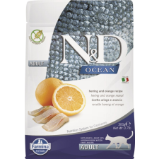 N&D N&D Cat Ocean hering&narancs adult 300g macskaeledel