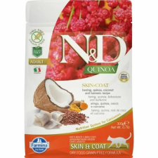 N&D N&D Cat Quinoa Skin&coat hering 300g macskaeledel