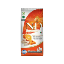N&D N&D Dog Grain Free tőkehal&narancs sütőtökkel adult medium/maxi 12kg kutyaeledel