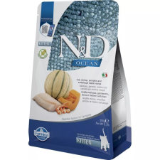 N&D Ocean Cat tőkehal,garnéla,sütőtök&sárgadinnye Kitten 300g macskaeledel