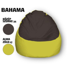  Nagi Közép Szürke - Almazöld Babzsákfotel bútor