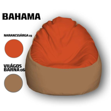  Nagi Narancssárga - Világosbarna Babzsákfotel bútor