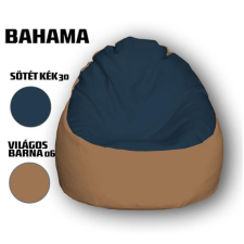  Nagi Sötétkék - Világosbarna Babzsákfotel bútor