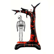  Nagy álló fólia lufi – Halloween – Fa csontvázzal party kellék