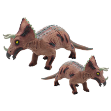 Nagy Barna Triceratopsz Dinoszaurusz Figura Hanggal 36 cm játékfigura