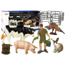  nagy farm állatfigurakészlet játékfigura