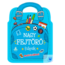 Nagy fejtörő - fiúknak matricákkal gyermek- és ifjúsági könyv