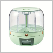 Nagy Kapacitású Konyhai  Forgó Tárolóedény Fedéllel KD324698 papírárú, csomagoló és tárolóeszköz