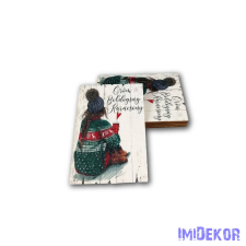  Nagy kártya 5db/csomag 6,3x9,1cm - Kávézó lány dekorációs kellék