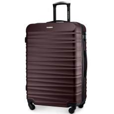  Nagy kocsi, Zagatto®, Burgundy, 75x48x29 cm, Alumínium teleszkópos nyél, 4 kerék 360, Űrtartalom 90L, Méret L, Oldalvédő lábak, Digit, ZG501 A Piros