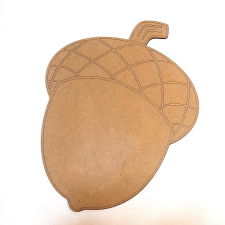  Nagy makk, MDF. Mérete: 30x23 cm dekorációs kellék