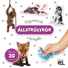Nagy matricás könyv - Állatkölykök matrica