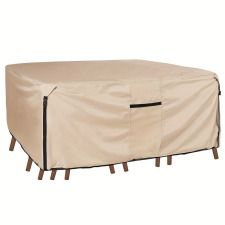  Nagy teherbírású négyzet alakú terasz asztalhoz tartozó huzat kerti bútor