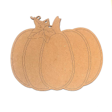  Nagy tök, MDF. Mérete: 28x24 cm. dekorációs kellék