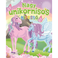 Nagy unikornisos kifestő gyermek- és ifjúsági könyv