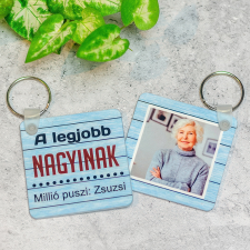 NagyAjándék A legjobb nagyi - fényképes kulcstartó kulcstartó