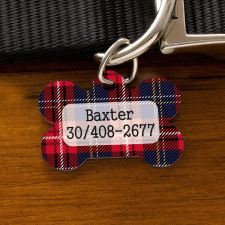 NagyAjándék Egyedi csont alakú kutyabiléta egyedi ajándék