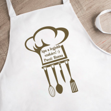 NagyAjándék Egyedi feliratos kötény lakástextília