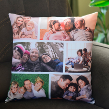 NagyAjándék Egyedi fényképes kispárna 6 képpel egyedi ajándék