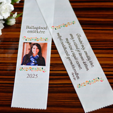 NagyAjándék Fényképes ballagási szalag egyedi ajándék